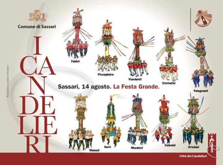 Locandina della festa dei Candelieri