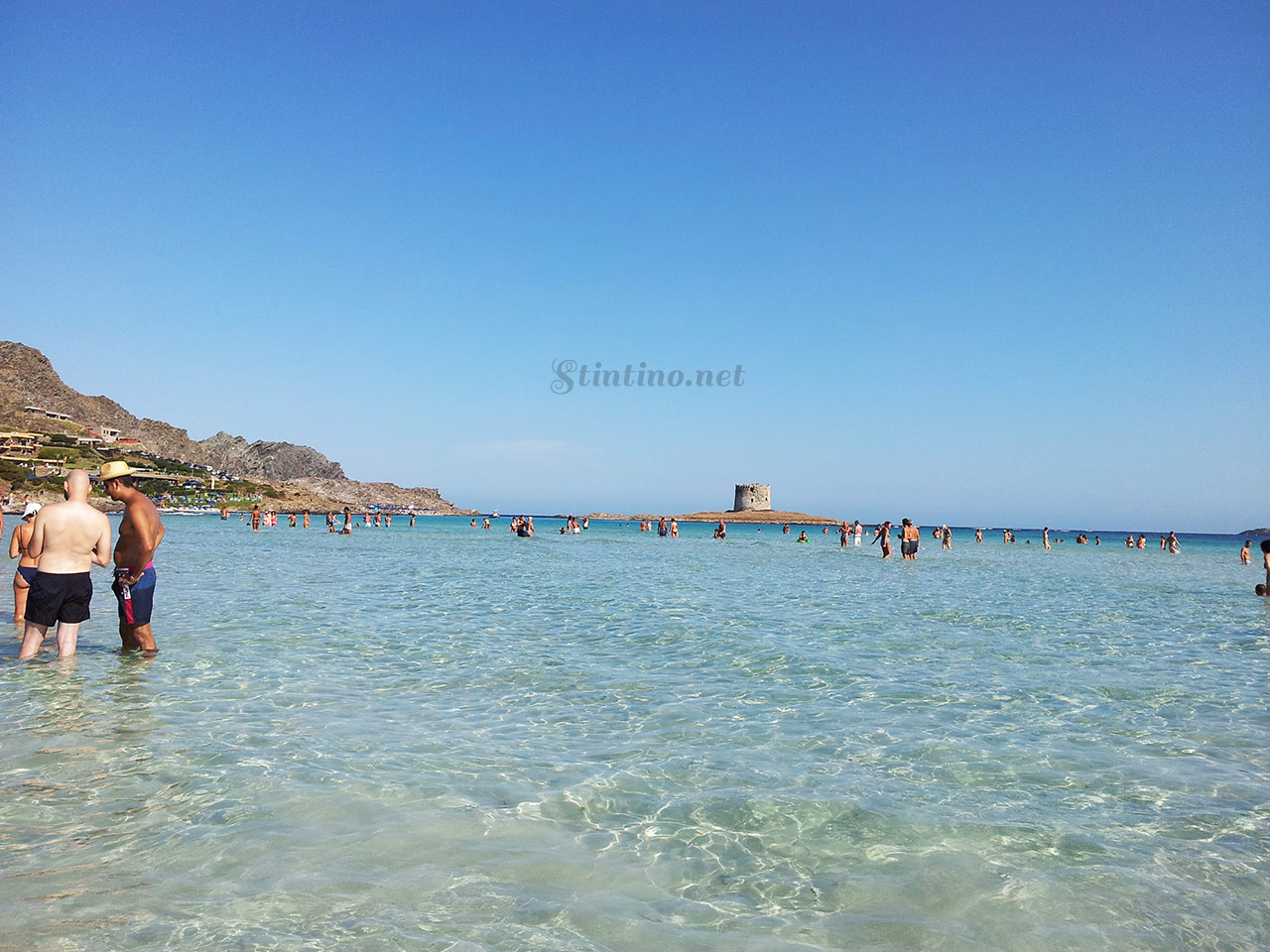 Il mare della spiaggia La Pelosa