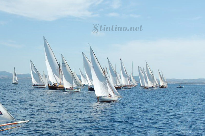 Le barche in regata